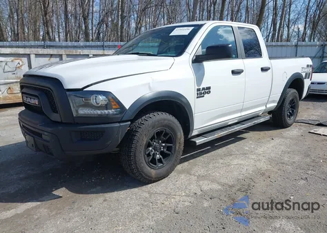 2022 Ram 1500 Classic Warlock 4X4 6'4 Box from USA, damaged, VIN 1C6RR7GG6NS182380